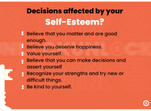 Decisions affected by your self-esteem? 