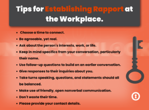 Tips for Establishing Rapport at the Workplace - Rapport Building